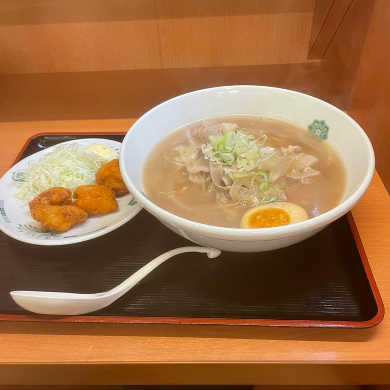 肉そば(日高屋 小田急マルシェ伊勢原店)