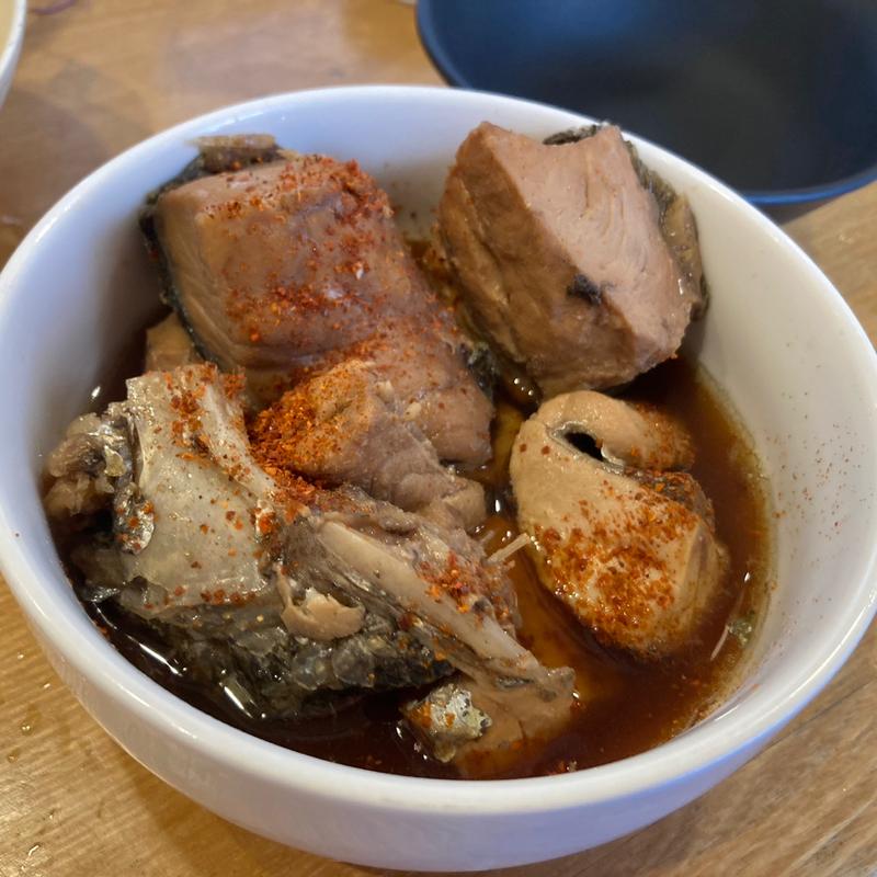 本日のあら煮(ぼてふりの四文屋)