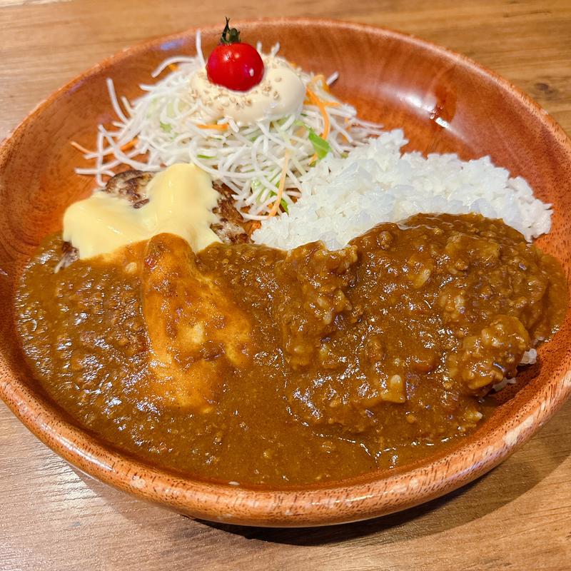 カレーバーグディッシュSサイズ(びっくりドンキー 大阪狭山店)