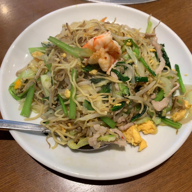 上海焼きそば(成龍萬寿山 本店 （せいりゅうまんじゅさん）)