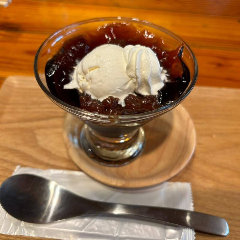 コーヒーゼリーぜんざい(PUNTO)