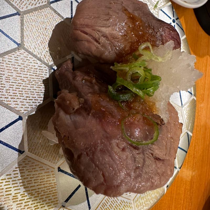 まぐろほほみの炙り(回転寿司 さんきゅう 石切店)