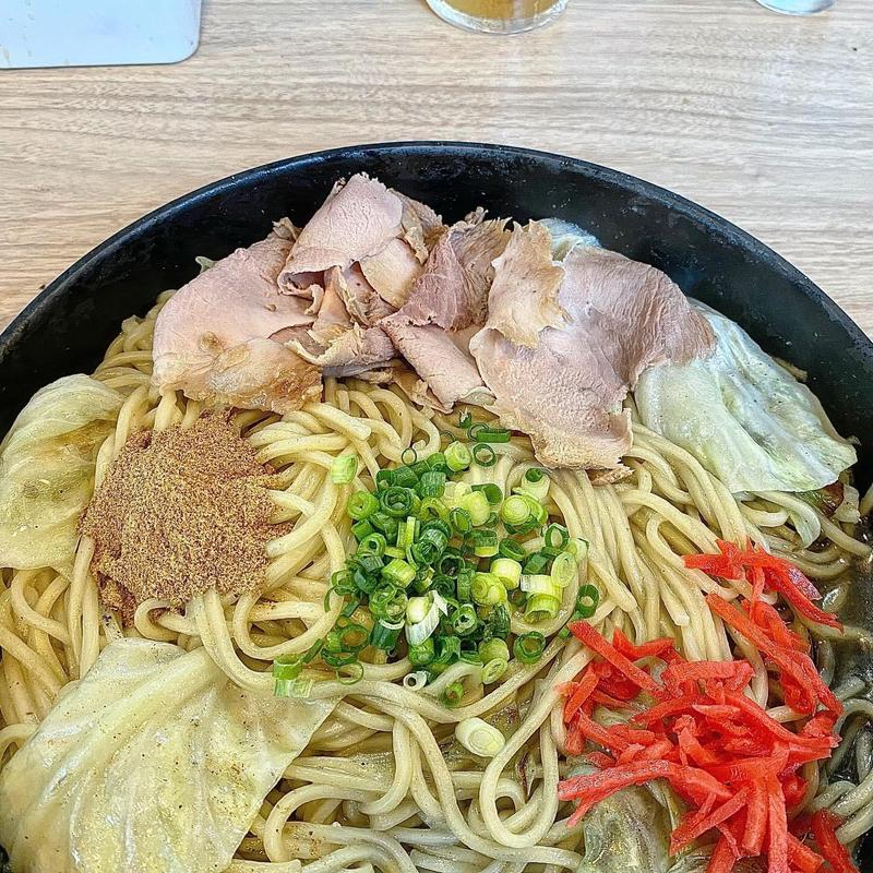 豚骨焼きラーメン(麺屋丈六 キーノ和歌山店)