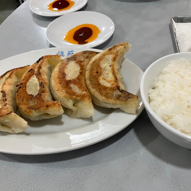 ジャンボ餃子　ライス小(中国料理 龍苑)