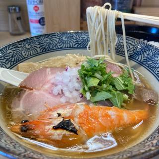 淡麗伊勢海老そば(鴨と上州地鶏 中華そば 獅)