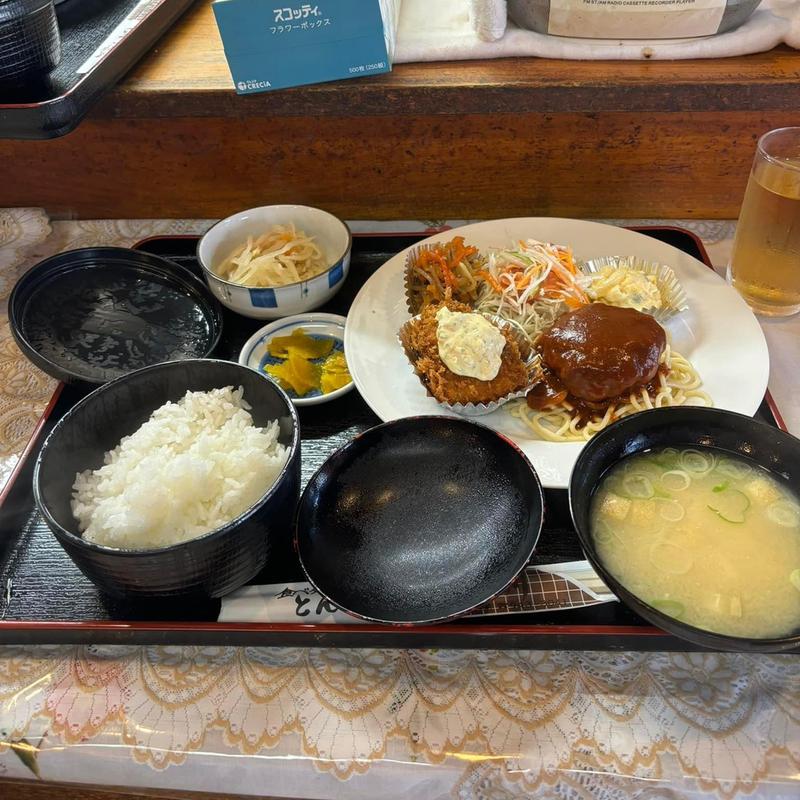 本日のランチ(とんかつ 食べ処 なか川)