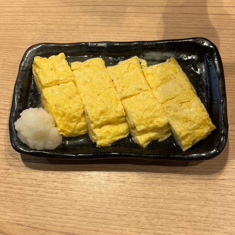 厚焼玉子(鴨屋 そば香 日吉店)