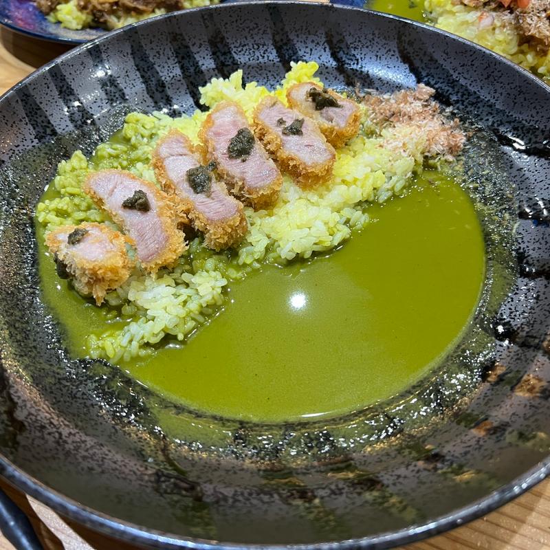 グリーンカツカレー(JapaneseSpiceCurry WACCA（ワッカ）)