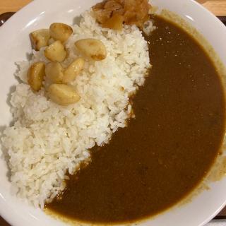 カレー大盛り+フライドニンニク(すき家 グリナード永山店  )