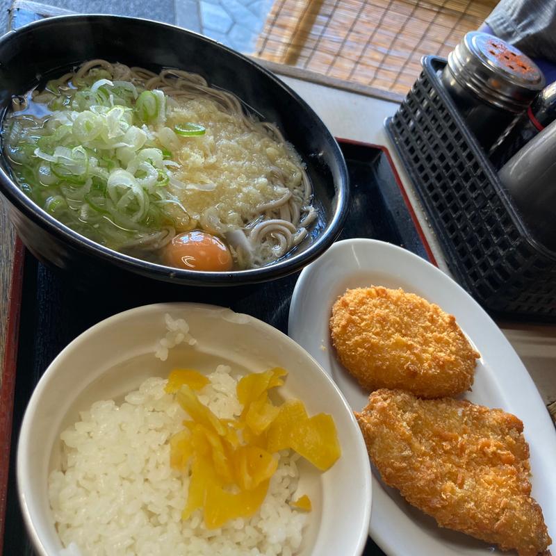 3番セット+生卵(立食い そばうどんカレーライス ごん兵衛)