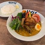 トリオチキンカレー＋やさい(スープカレー＆ダイニングエルビス)