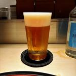 達人店のマスターズドリーム（生ビール）(鳥焼き小花)