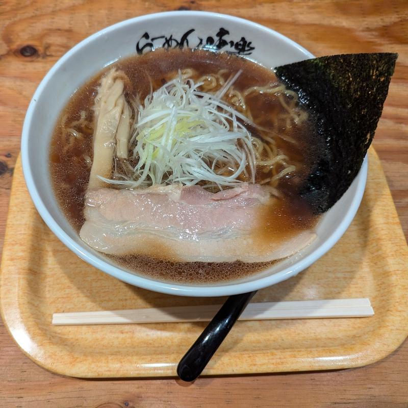 利尻らーめん味楽焼き醤油ラーメン(新横浜ラーメン博物館)