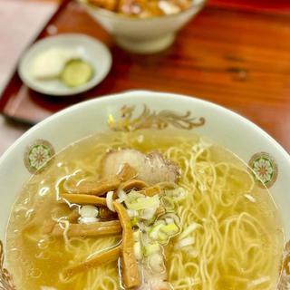 豚バラ丼 ラーメンセット(中華料理 喜楽)