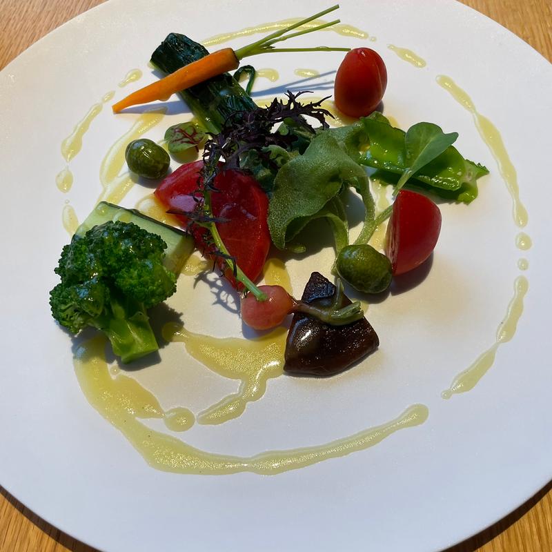 信州野菜のガルグイユ  蜂蜜のビネグレット(Restaurant 溪)