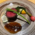 鹿肉のロースト  トリュフソース(Restaurant 溪)