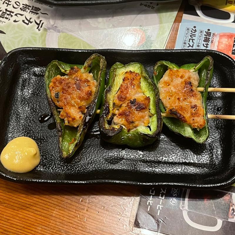 ピーマン肉詰 -ポン酢味-(鳥貴族 福島店 )