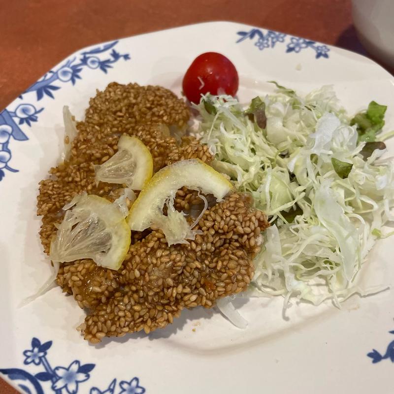レモン芝麻鶏(小)(バーミヤン栄上郷店)