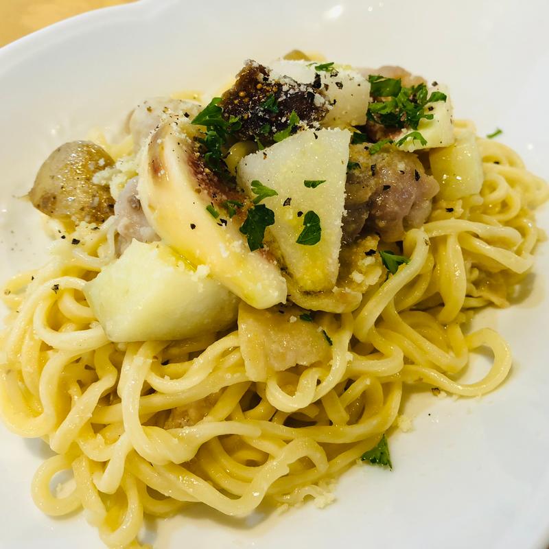 若鶏とイチジクのタリオリーニ_プリフィックスランチ(traiteurソレイユ)