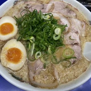 こってりチャーシューめん　大盛り(来来亭 福岡空港東店)