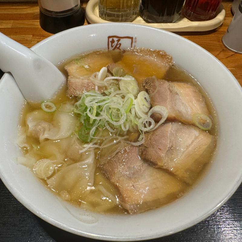 喜多方ワンタンメン(喜多方ラーメン 坂内 歌舞伎町店)