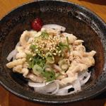 鶏皮炙りポン酢(寿司と居酒屋 魚民 浅草奥山おまいりまち店)