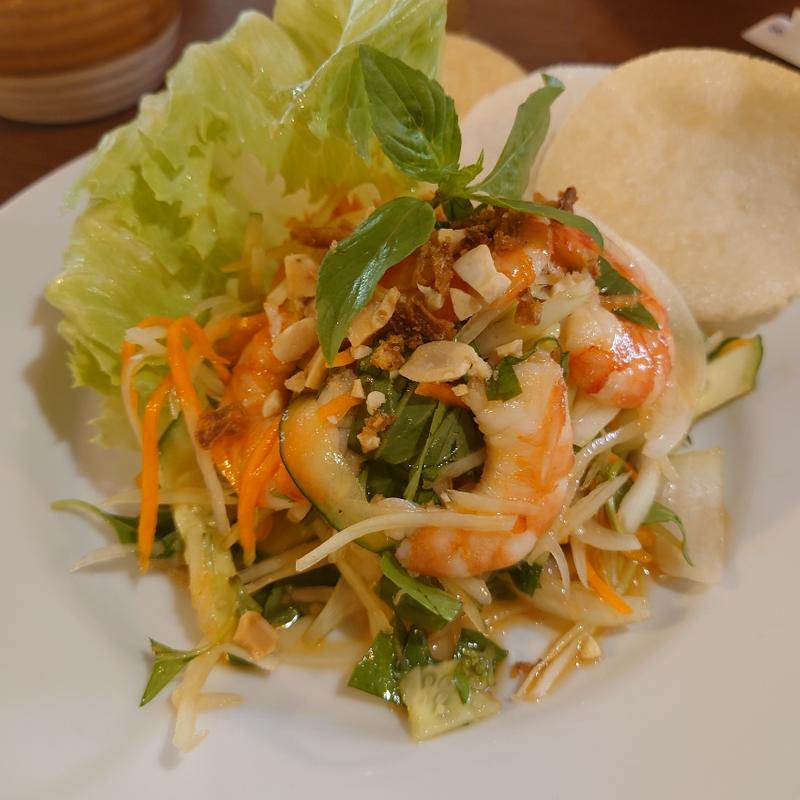 千 牛肉とパパイヤ(フォーおいしい堀切菖蒲園)