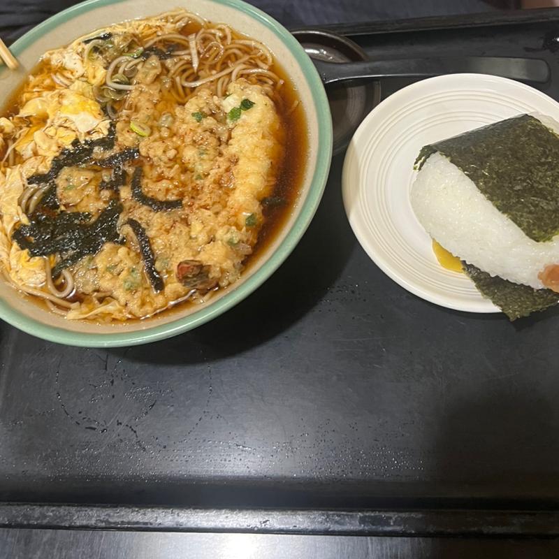 天とじそば　おにぎり梅(勝山本店 )