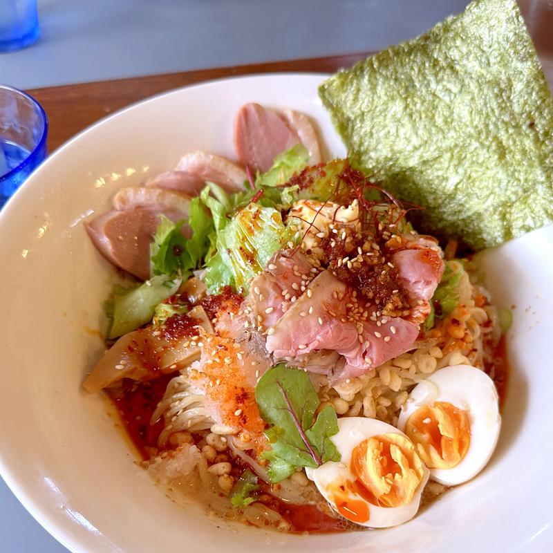 冷やし担々油そば(麺者屋 ちくわ)