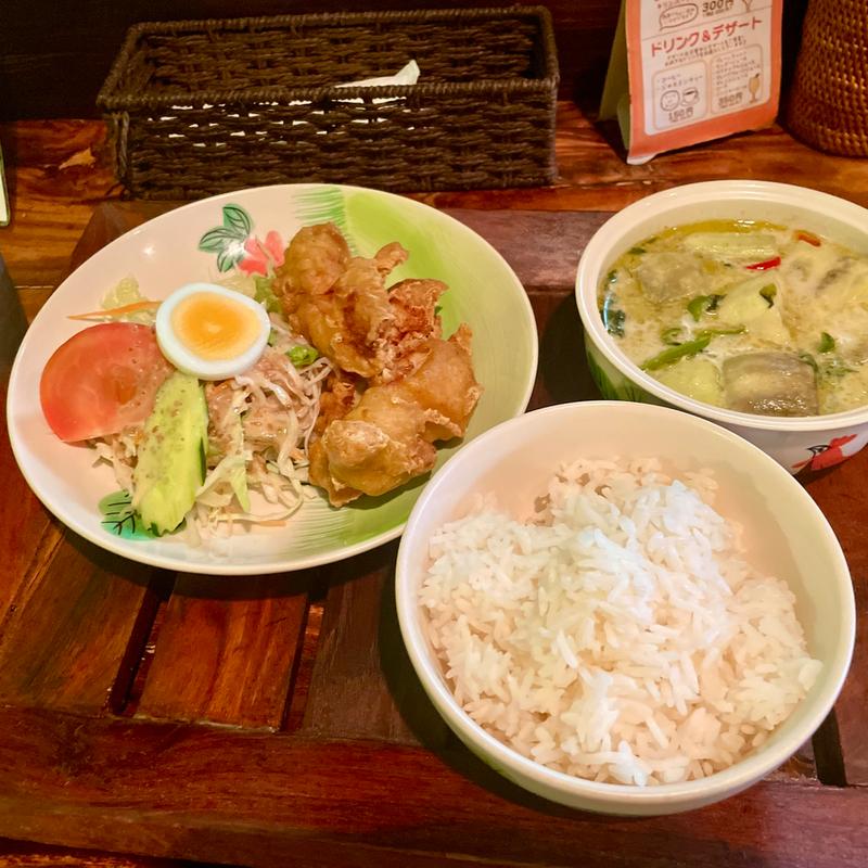 タイカレーランチ(熱帯食堂 高槻本店)