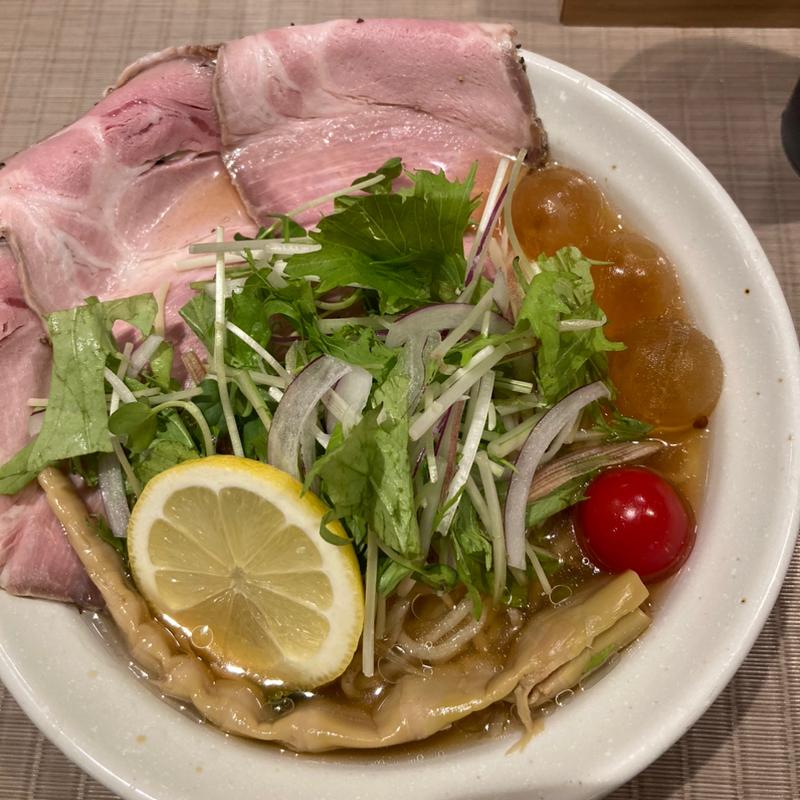 限定　冷やし貝ラーメン(麺屋 優光 名古屋店)