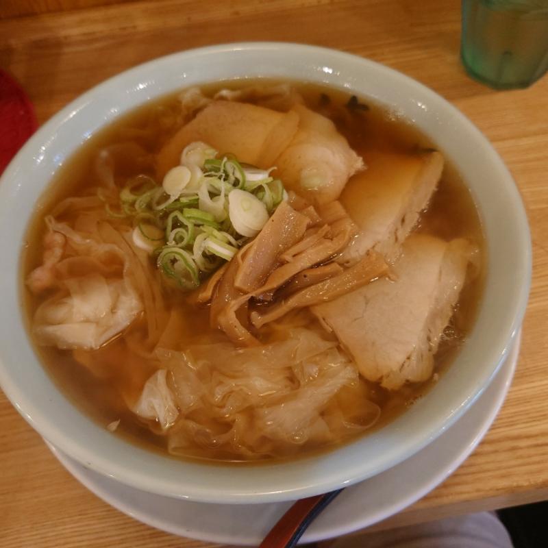 ワンタンメン　大盛(ワンタンメンの満月 三鷹店)