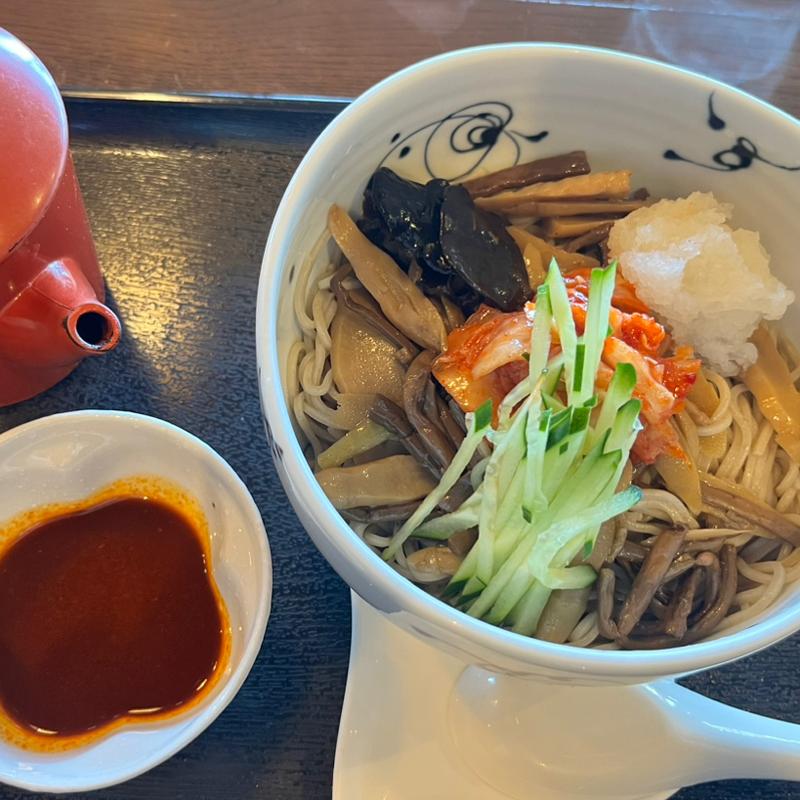 ピリ辛蕎麦(そば処 そば扇)