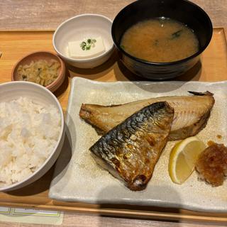 鯖と縞ほっけの塩焼き定食(やよい軒 代々木店 )