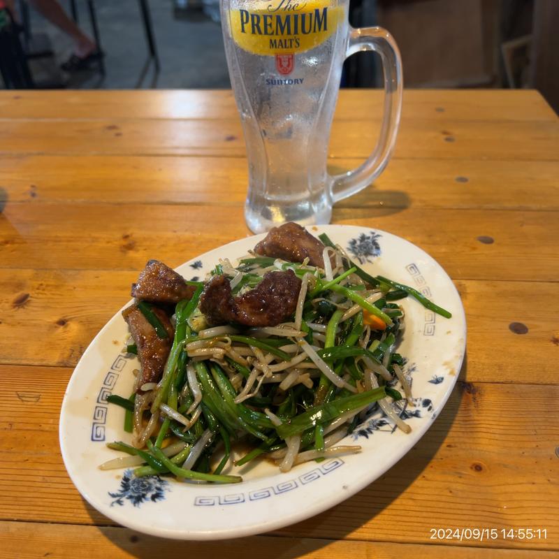 レバニラ炒め(青空食堂)