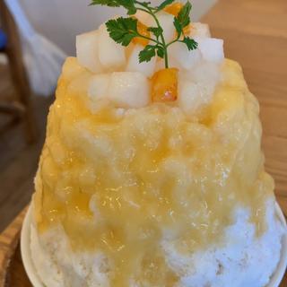 黄貴紀と急水(かき氷専門店「Blue Apple～shaved ice Cafe～（ブルーアップルシェイヴドアイスカフェ）」)