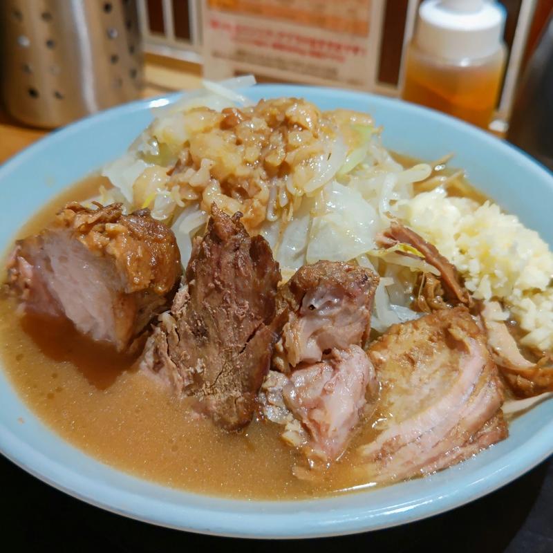 ラーメン  厚豚1枚  麺150g(俺の生きる道 関内マリナード地下街店)