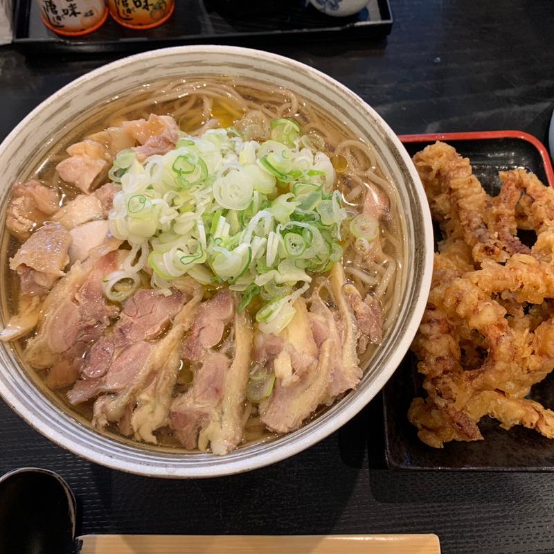 鳥中華　大　ゲソ天(肉そば藤七 上杉本店)