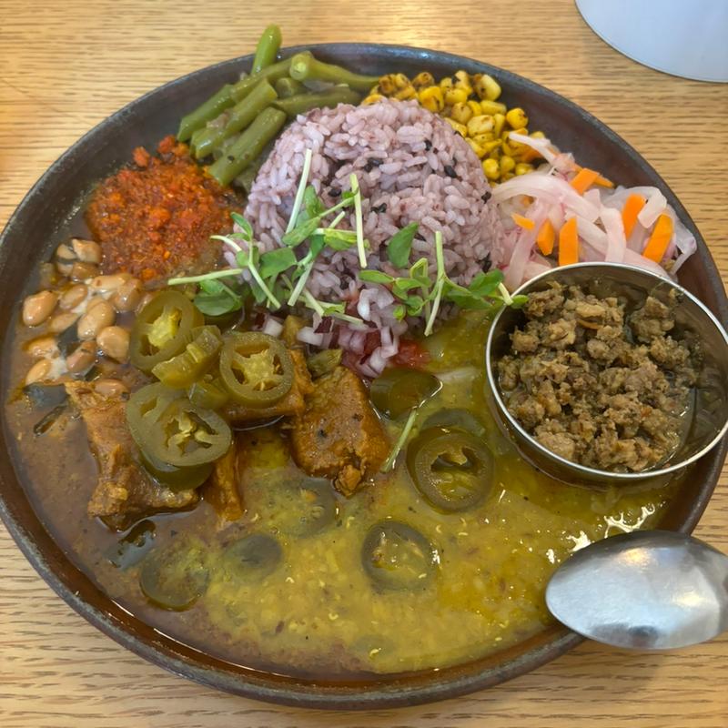 日替わり【ポーク】出汁キーマ(虹の仏 )