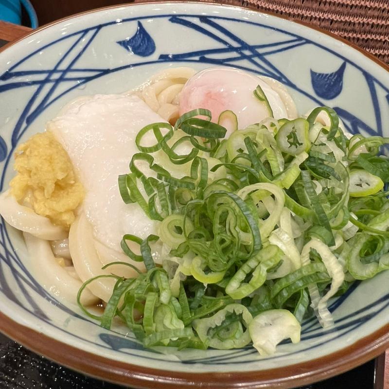 トロ玉ぶっかけうどん(丸亀製麺三木)