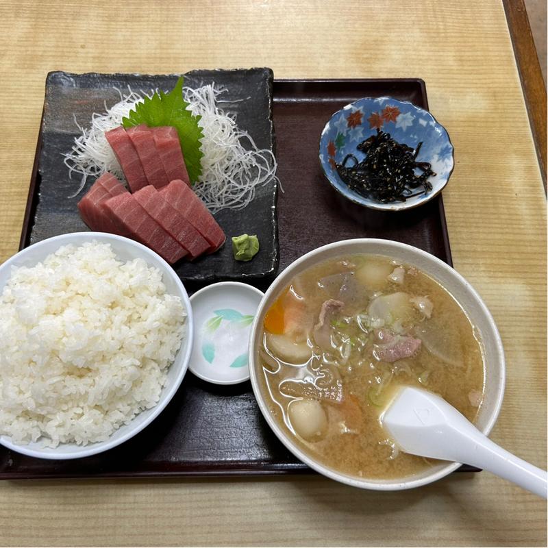 マグロ刺身定食(食堂かねまつ)
