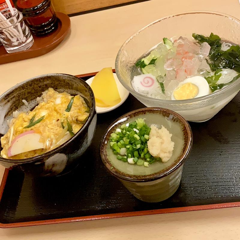 そうめんセット(そうめんとミニ玉子丼)(大黒堂 )