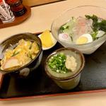 そうめんセット(そうめんとミニ玉子丼)