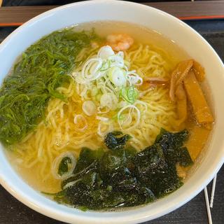 三陸めかぶ塩ラーメン(岩手山サービスエリア(上り線) スナックコーナー )