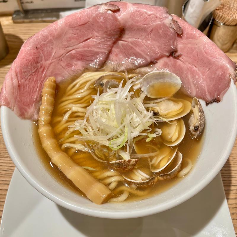 あさりラーメン(くそオヤジ最後のひとふり 河原町三条店)