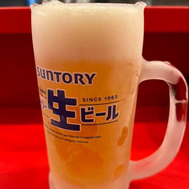 生ビール(末廣ラーメン本舗 新橋分店)