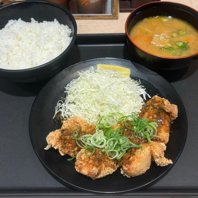 油淋鶏定食(5個)(松のや 中野坂上店)