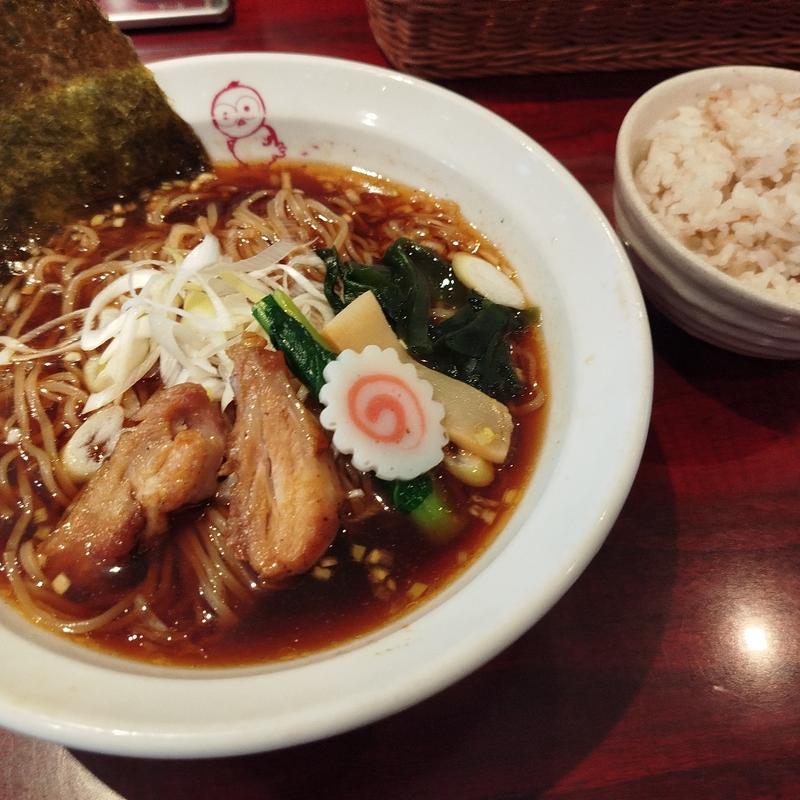 醤油ラーメンとご飯(麺ダイニング ととこ )
