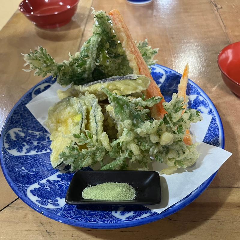 天ぷら(大内宿 三澤屋)