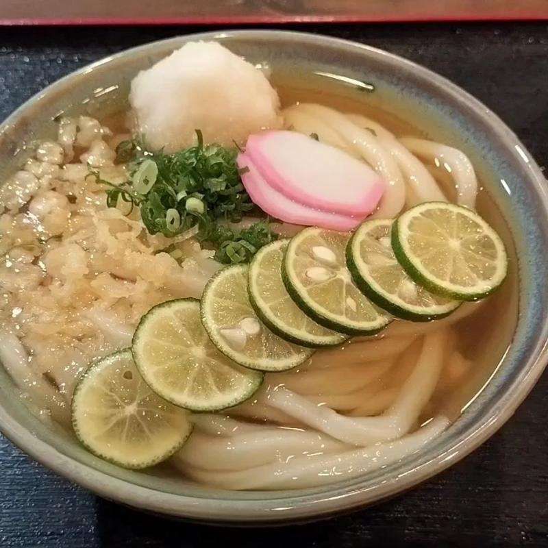 冷かけ（大）＋すだち＋大根おろし(手打ちうどん とよ香)